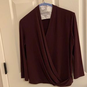 MM LaFluer Wrap top
